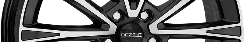 DEZENT AR Noir brillant face polie