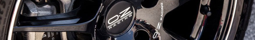 OZ Veloce GT Noir brillant bord poli