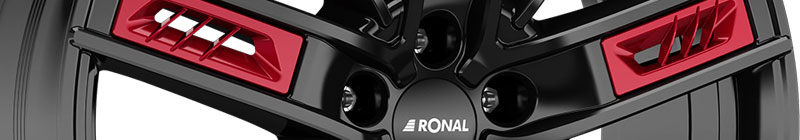 RONAL R67 Jetblack rouge