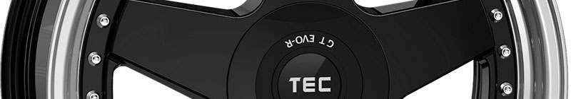 TEC GT Evo-R Noir brillant rebord poli